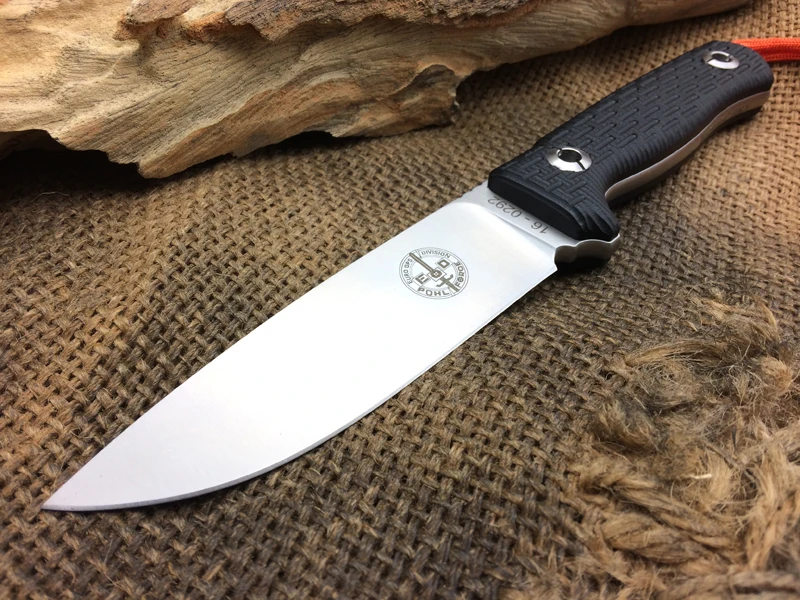 Поль Force lionsteel Охота фиксированной Ножи для шашлыков D2 лезвие G10 Ручка Тактический