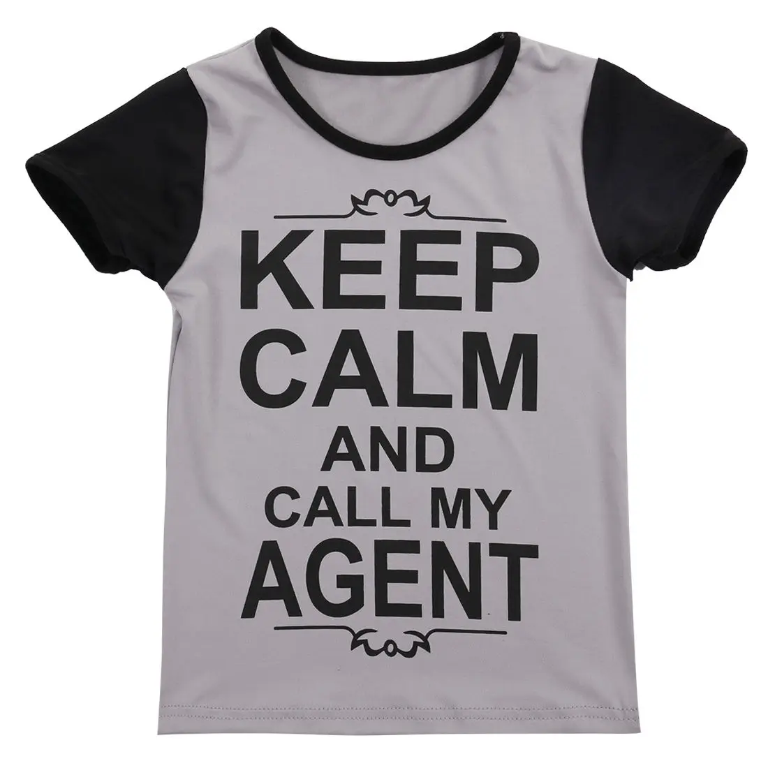 Комплект одежды из 2 предметов с надписью Keep Calm and Call My Agent футболка для маленьких