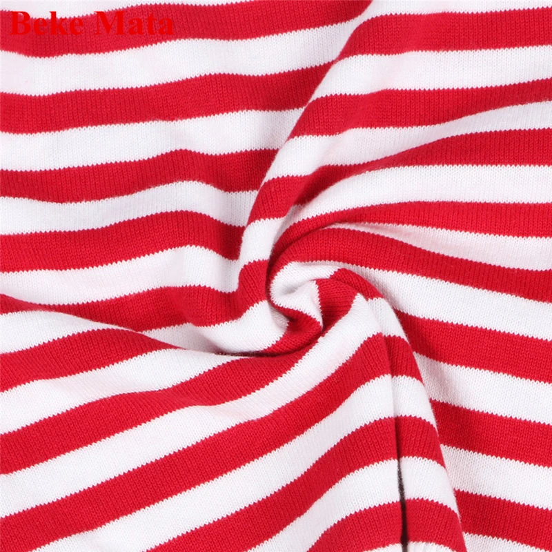 Детские свитера для девочек зима 2019 в полоску маленьких мальчиков пуловер