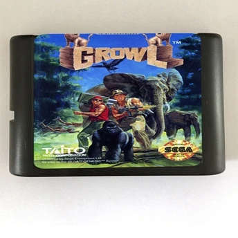 Высококачественный 16 битный игровой картридж Sega MD для системы Megadrive Genesis Growl|sega