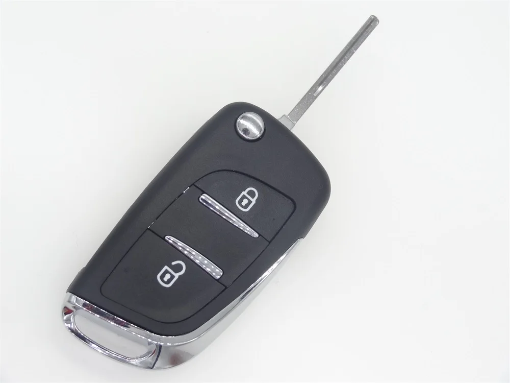 2 BNT HU83 ce0523 AUTEWODE модифицированный ремонт удаленный корпус ключа для Peugeot 306 407 807 partner remote CE0523 HU83 Blade entrip Fob чехол с рифленой - Количество кнопок: 2 BNT HU83 ce0523