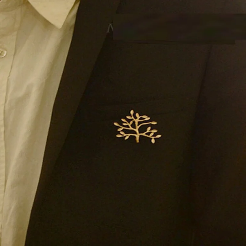 Модная Рождественская Праздничная Брошь Золотой тон ветка в форме листьев