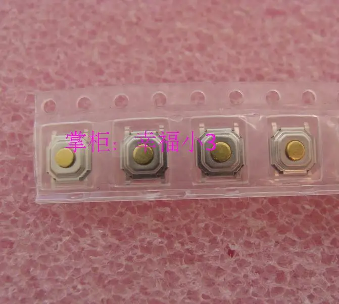 

10pcs/lot 100% made in Japan original ALPS smd switch 4 * 4 * 1.5mm micro switch button touch switch 0.74N soft feel