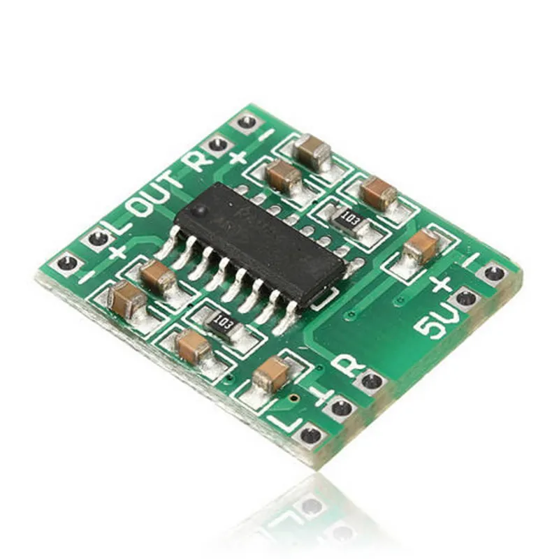 5 шт./лот цифровой усилитель постоянного тока В плата класса D 2*3 Вт USB Power PAM8403 аудио