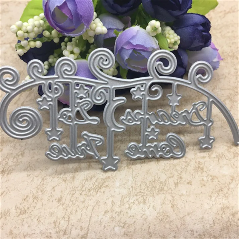 Металлические Вырубные штампы в виде букв виноградной лозы альбом для