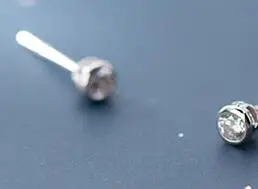 4mm 1 пара реальных. Ювелирные украшения из стерлингового серебра 925 пробы белого циркония aaa+ серьги-гвоздики с пасьянсом 4 мм 5 мм 6 мм GTLE2749 - Цвет камня: 4mm