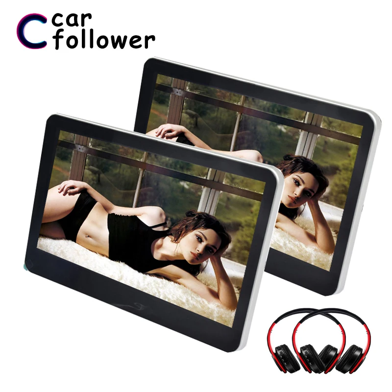 Caroad 2 шт. подголовник автомобиля dvd плеер видео монитор 10 1 дюймов Система Android 5
