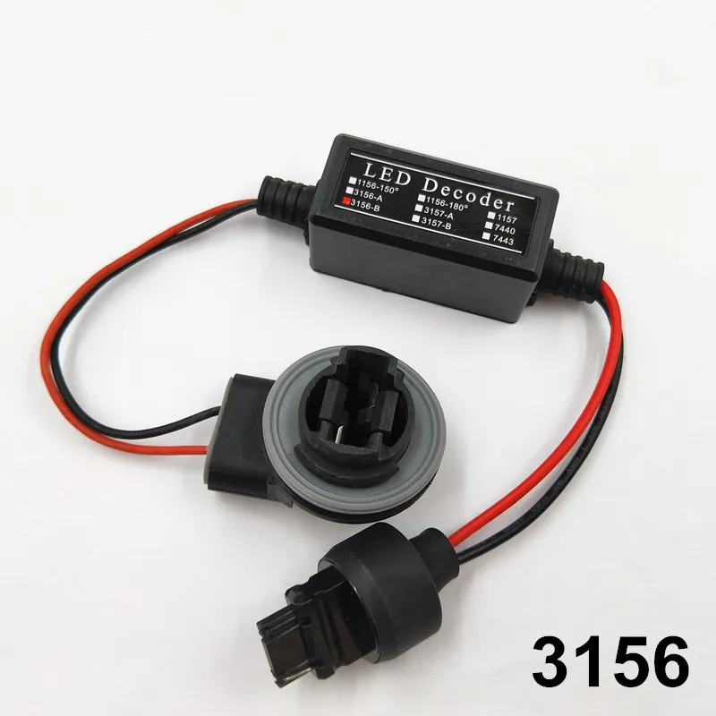 3156 Rockeybright 2*1157 1156 3156 3157 ошибок резистор светодиодный сигнальный подавитель 1157 bay15d BA15S 1156 T25 3156 3157 об ошибке декодера - Испускаемый цвет: 3156