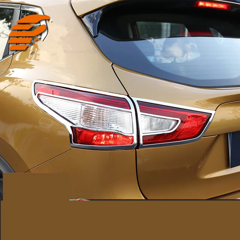 Высококачественный Хромированный задний фонарь/декоративная рамка для Nissan Qashaqai