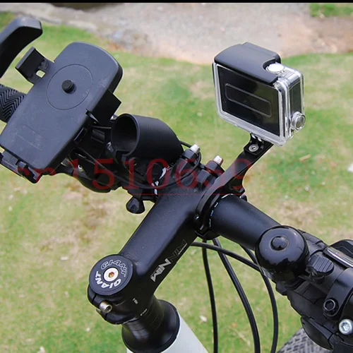 Аксессуары для Gopro велосипед мотоцикл руль Алюминиевый адаптер крепления GoPro Go Pro
