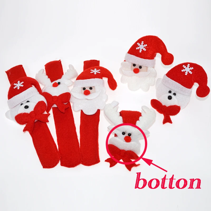 100 шт. браслет с изображением Санта Клауса