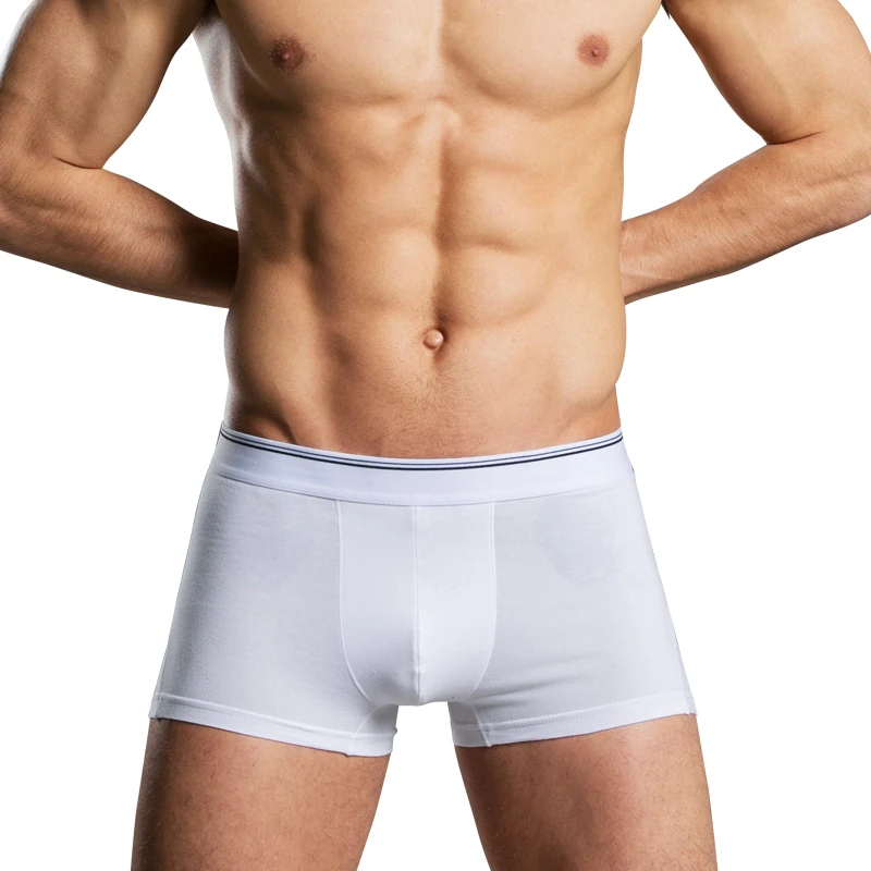 4pcslot hot quality cotton mens boxers shorts popular brand fashion sexy man underwear male underpant boxers large size fat free global shipping