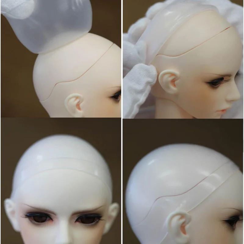 

30PCS/LOT Wholesale SD BJD Dolls Accessories Silicone Head Cap BJD Wig Cap 1/3 1/4 1/6