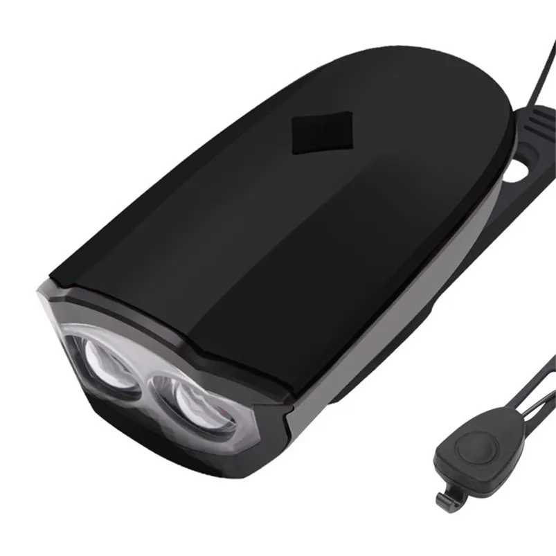 Светодиодная велосипедная лампа с usb-зарядкой двойной головкой роговое