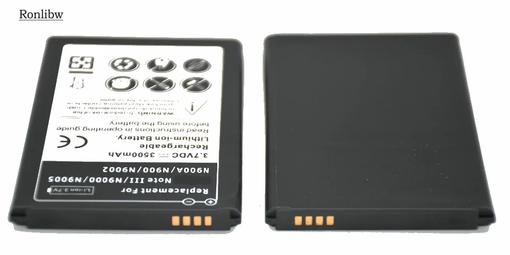 Запасная батарея Ronlibw B800BC/BE/BU для Samsung Note III 3 Note3 N9000 N9006 N9008 N9009 N9005 N900A N900 N9002 N9000/W |