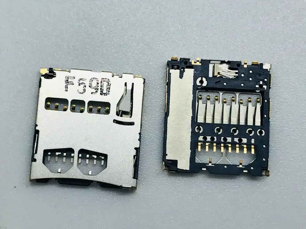 TE LCN MOLEX ALPS 6/8 контактный нажимной патч Тип Micro Nano SIM SD TF слот карты лоток держатель