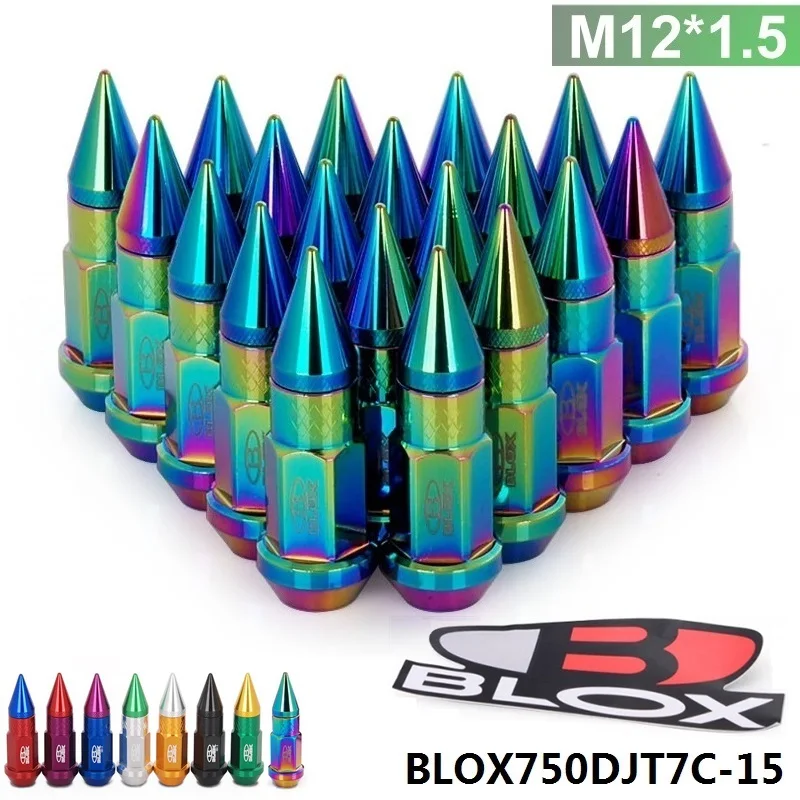 Blox колесные гайки M12X1.5/M12X1.25 Расширенный тюнер колеса диски Луг гайки Гонки Jdm EP-550NSPK-AF