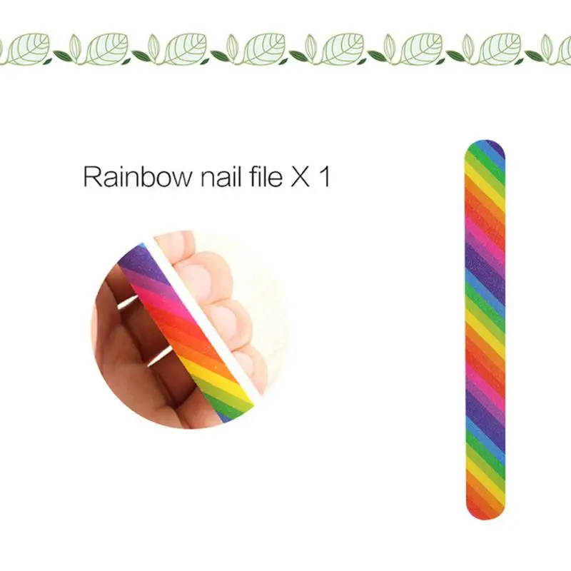 6 шт./компл. гвоздь поли быстрое строительство УФ гель лак пилочка лампа двойной