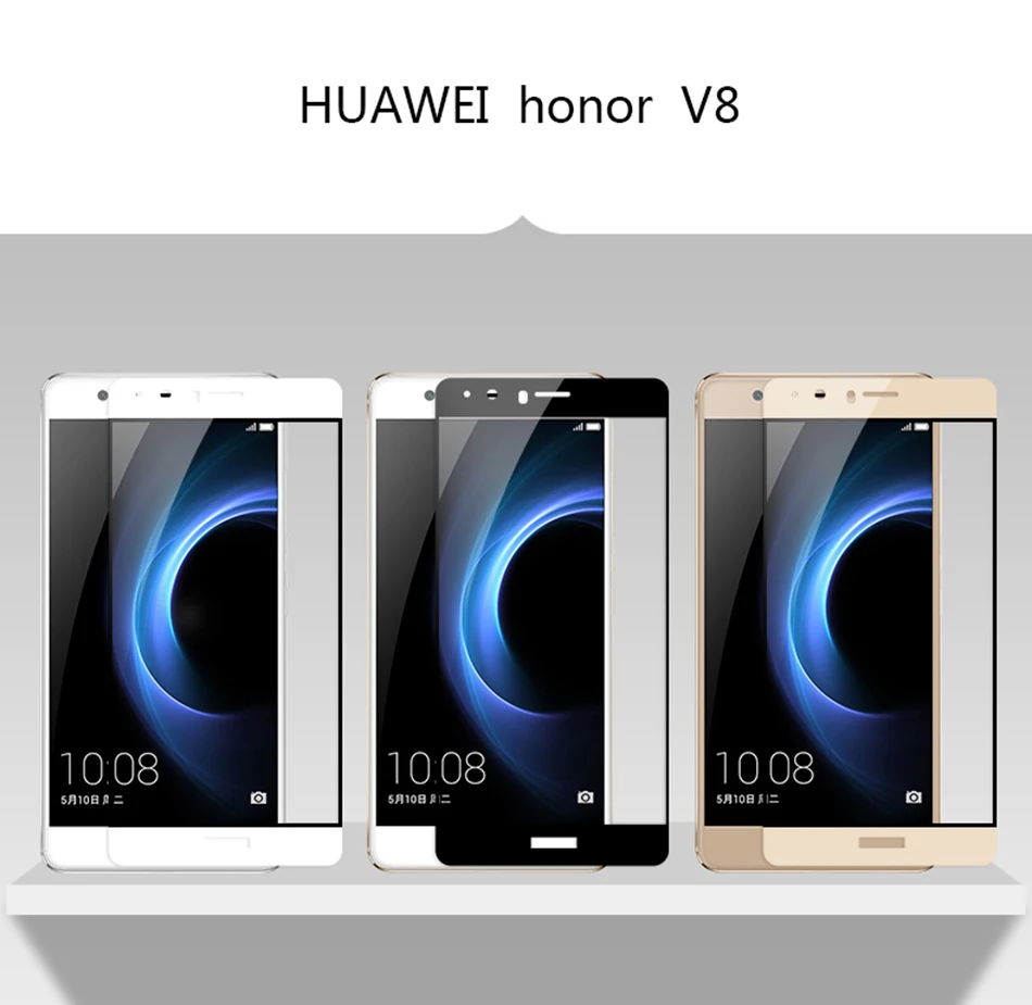 NFH 3D Премиум Закаленное стекло для huawei Honor 8 Защитная пленка для экрана чехол для Honor 8 стеклянная пленка полное покрытие стекло