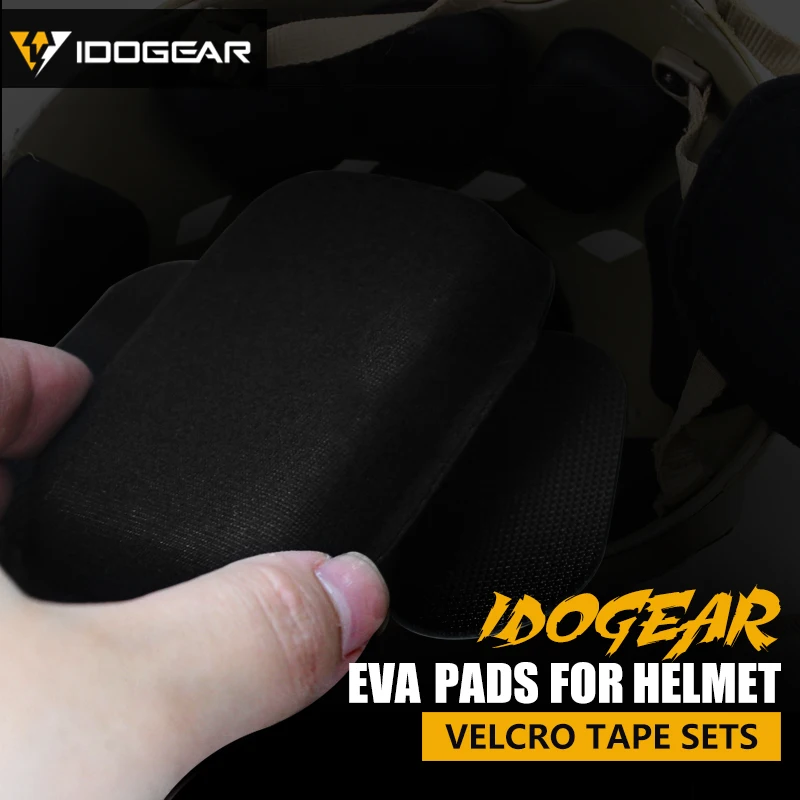 IDOGEAR Тактический аксессуар черные защитные EVA прокладки шлема для наружного