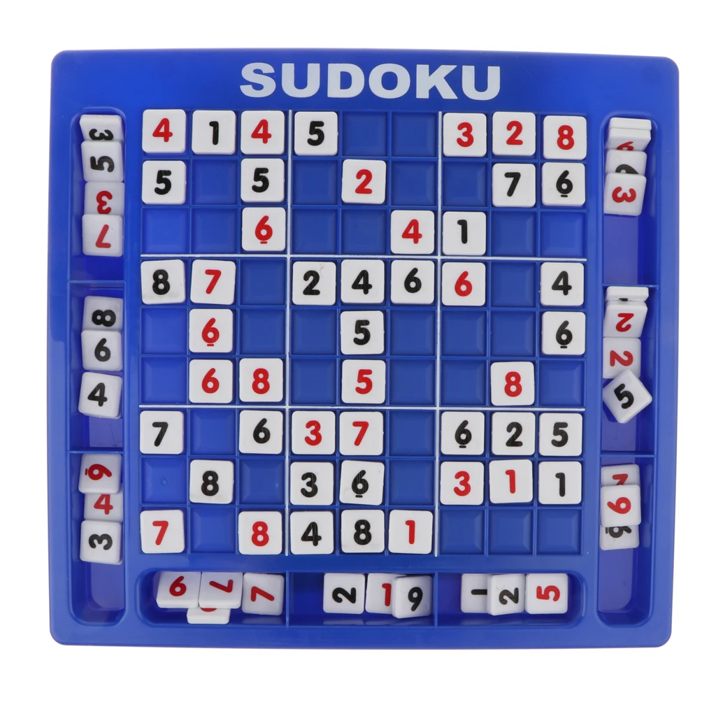 1 компл. Дети Sudoku доска количество игра-головоломка цифровые шахматы математический блок Обучающие Настольные игры для детей Обучающие