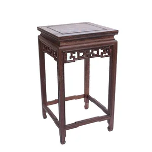 Резьба по дереву, предметы мебели, домашний декор, Декоративные крылья, деревянная квадратная ваза, основание для горшка