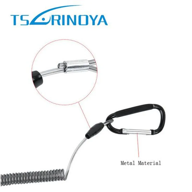 Tsurinoya 2 шт. серый 33 см Пластиковый металлический рыболовный трос удочка-протектор