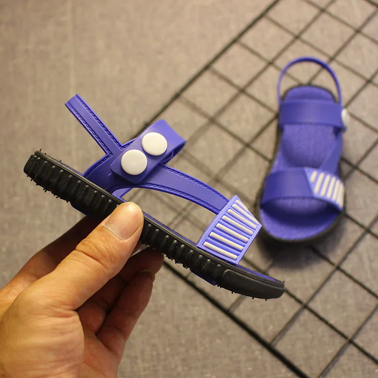 Детские сандалии для мальчиков летняя пляжная обувь малышей из пвх повседневные