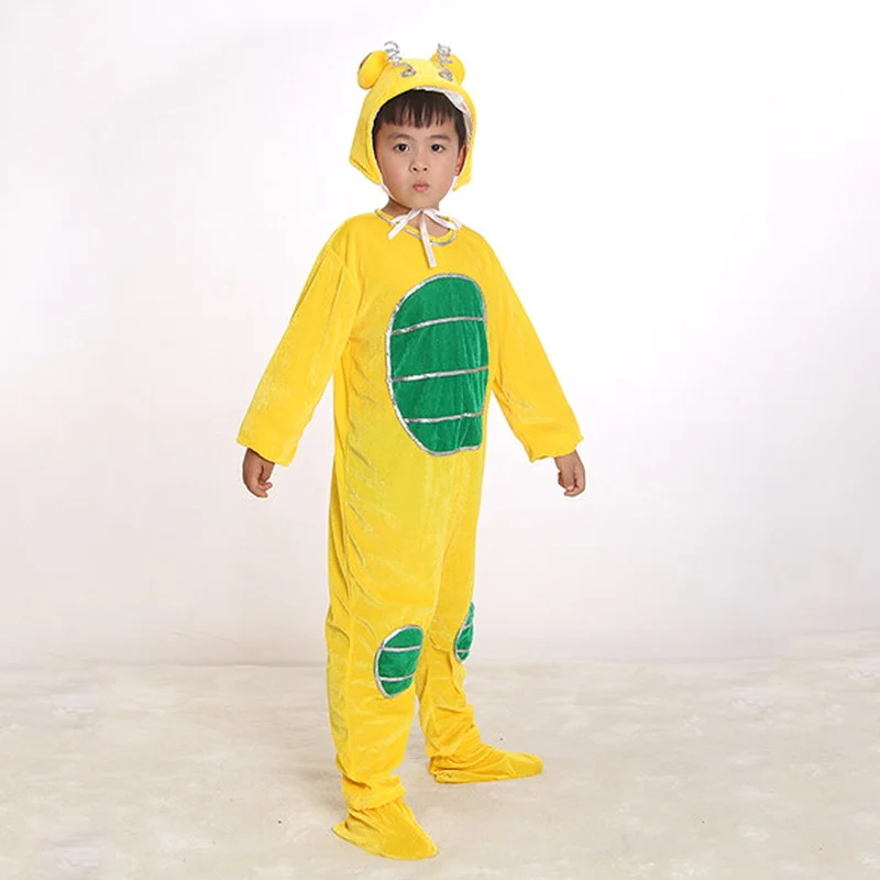 Детский костюм для косплея на Хэллоуин вечерние костюмы с длинным рукавом желтый