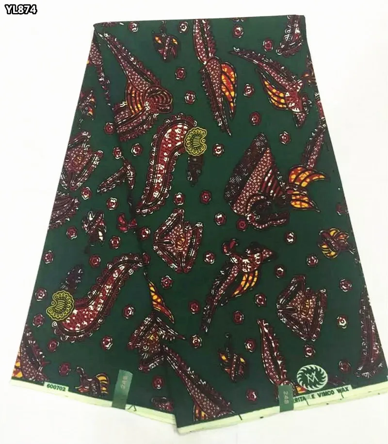 Ankara veritable wax fabric high quality Nigerian 100% cotton hot sale African printed for garment YL875 | Дом и сад