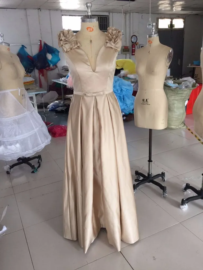 Лидер продаж 2017 арабское женское платье для подружки невесты атласное