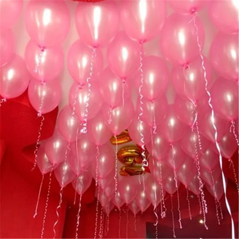 10-дюймовые жемчужные розовые латексные воздушные шары Детские фотомячики