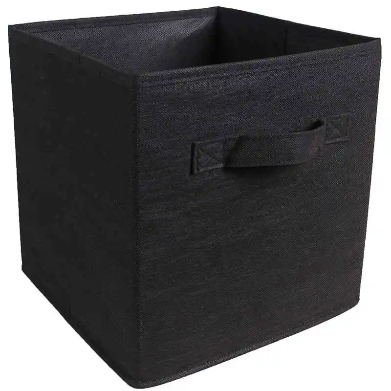 Black B MICCK складной ящик для хранения белья корзина для белья детская игрушка Одежда Нижнее белье Галстуки Бюстгальтер Шкаф ящик для хранения настольная коробка для книг - Цвет: Black B