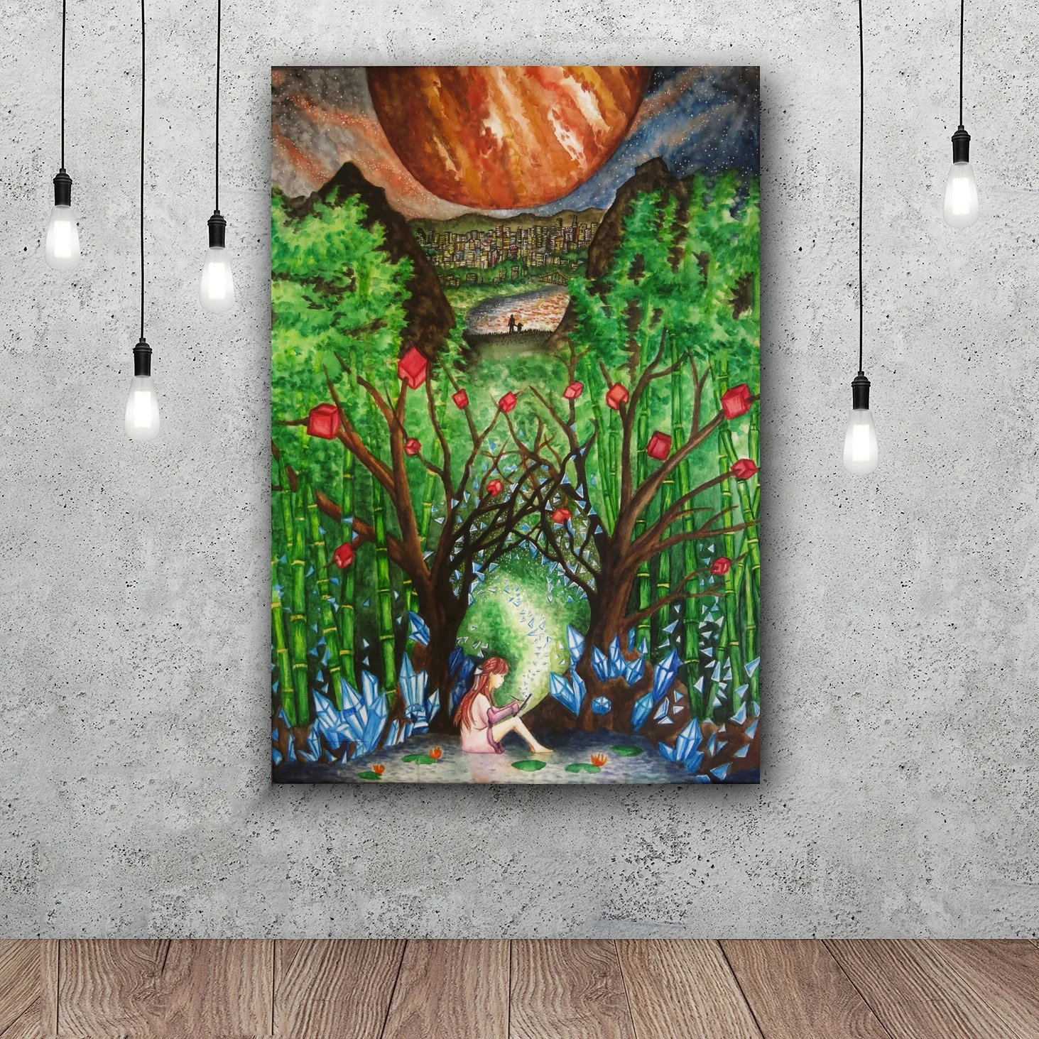 

Shelter Porter Robinson Short Anime Movie Hot Art Poster Silk Light Canvas Painting Print For Home Decor Wall Picture