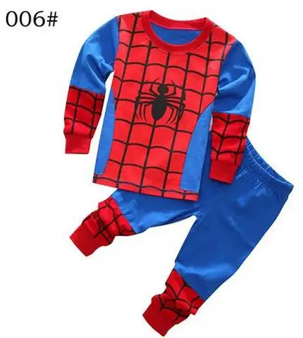 style 16 Детские пижамные комплекты для мальчиков с черепашкой, одежда для сна Пижама с изображением жирафа для маленьких девочек, детская одежда для сна с машинками, пижамы с надписью «i love mom dad» - Цвет: style 16