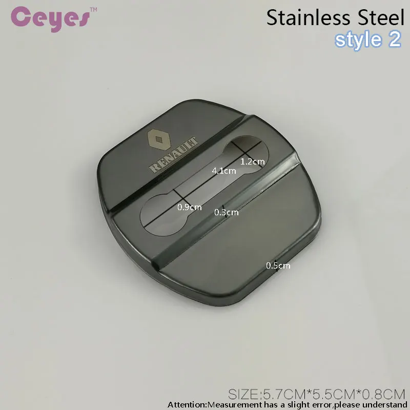 Автостайлинг Ceyes чехлы для автомобиля крышка дверного замка чехол Renault Megane 2 Scenic una