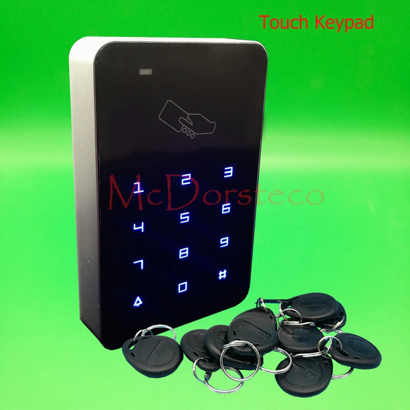 Подсветка сенсорной клавиатуры 125 кГц Rfid Контроль доступа с картой EM ID клавиатура