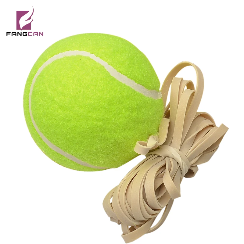 1 pc FANGCAN FCA-03 Training Tennis Ball with Yellow Flat Elastic String for | Спорт и развлечения