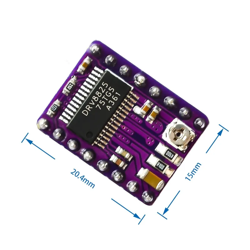 Запчасти для 3D принтера StepStick DRV8825 Драйвер шагового двигателя с теплоотводом Reprap 4
