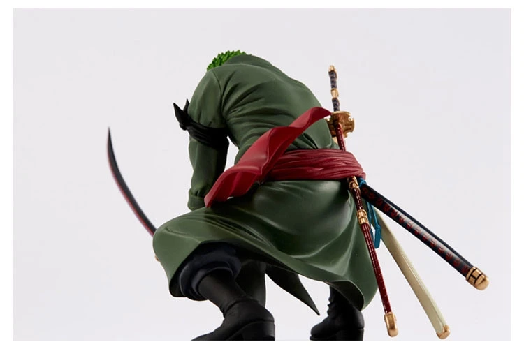 1 шт. решающая версия битвы аниме ророноа Зоро ПВХ фигурка меч катана игрушка 14 см