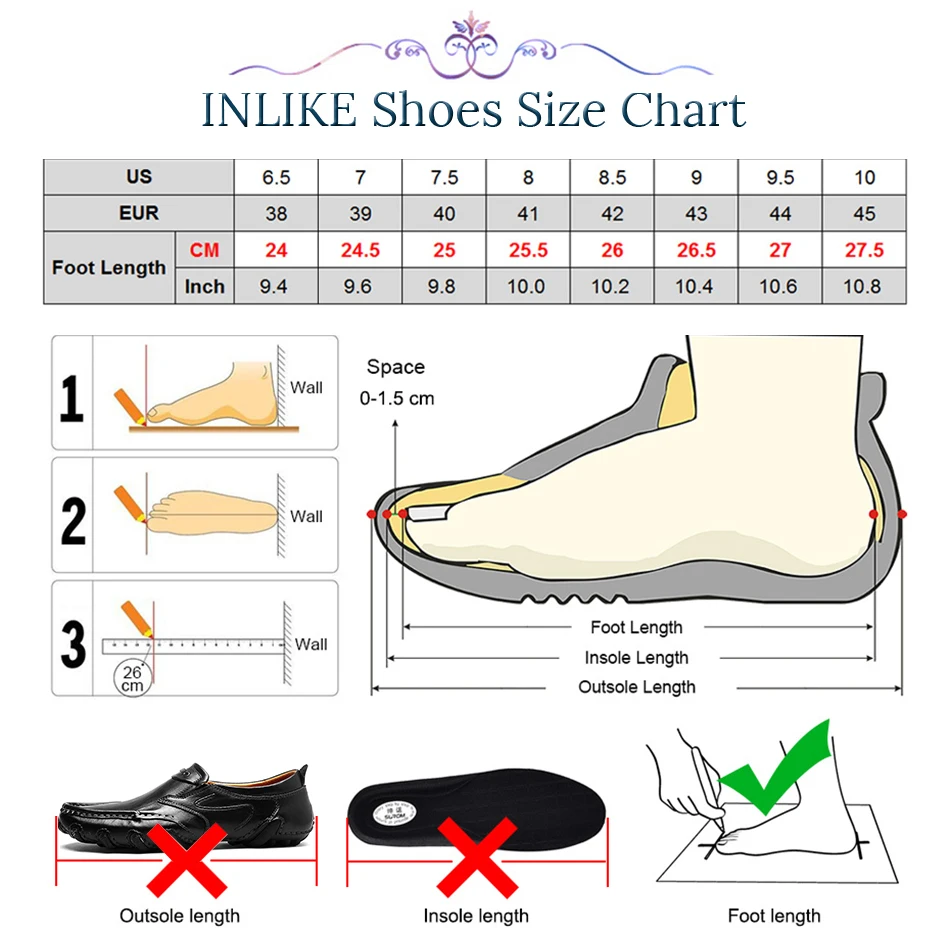 INLIKE Men Pointed Toe Genuine Leather Shoes Wedding Oxfords Dress Formal |
