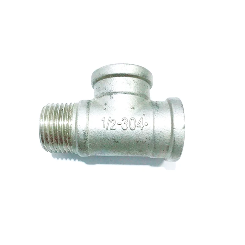 1/2 &quotBSP Male x 1/2&quot BSP Female Thread Tee 3 Way 304 фитинги из нержавеющей стали соединитель для