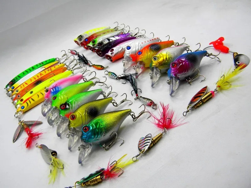 31 шт./компл. Смешанная 5 стиль набор рыболовные приманки