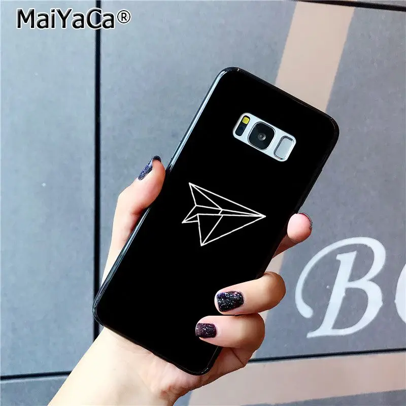 MaiYaCa Travel the world бумажный самолет чехол для телефона Samsung Galaxy S20 S8 S7 edge S6 S10 Lite S10Plus S10E S9