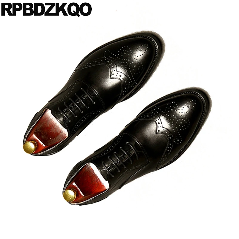 Мужские итальянские туфли для свадьбы офиса строгие официальные с острым носком