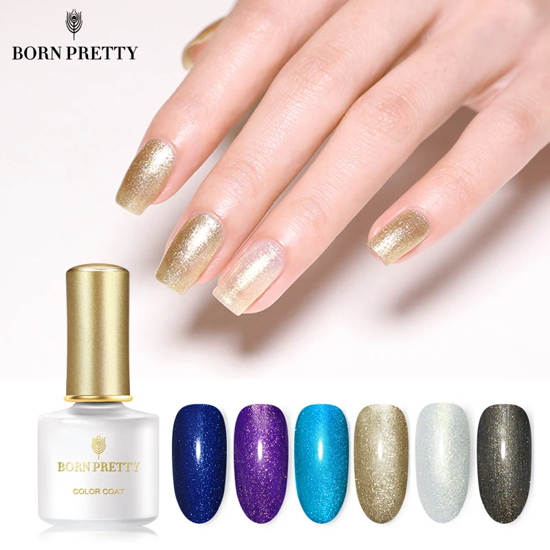 BORN PRETTY 6 мл Блестящий Гель-лак мерцающий отмачивающий УФ-гель для дизайна ногтей лак маникюрный дизайн сделай сам