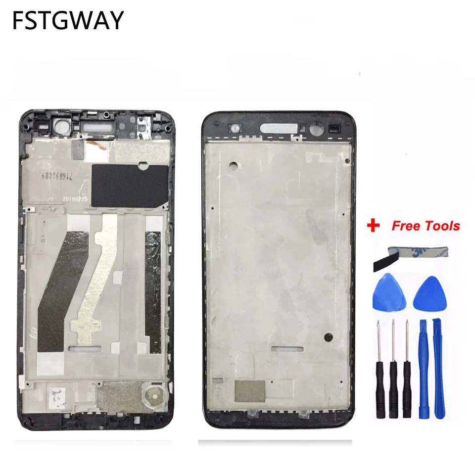 WEICHENG черный/белый/золотой для zte Blade V7 Lite телефон средняя рамка аксессуары + номер