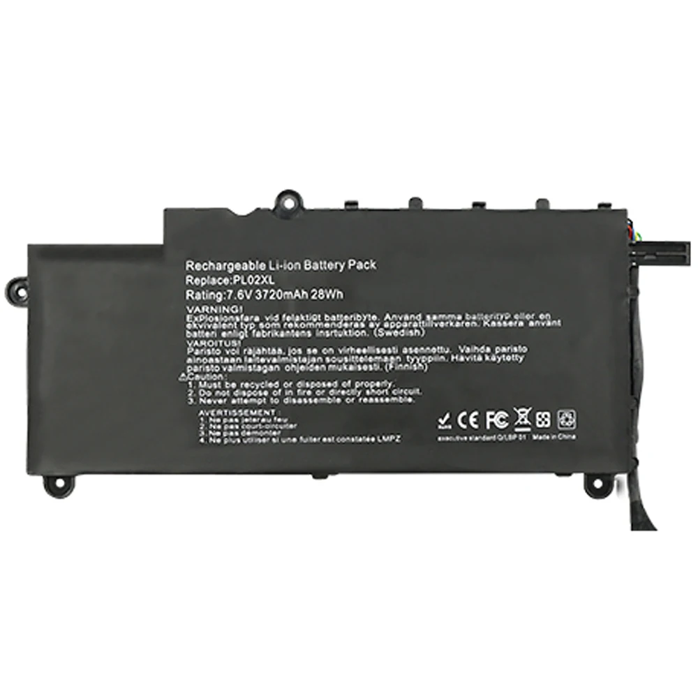 Новый оригинальный аккумулятор PL02XL 7 6 В 29 Вт/ч для ноутбука HP 11 X360 Серии Pavilion 11-N010DX