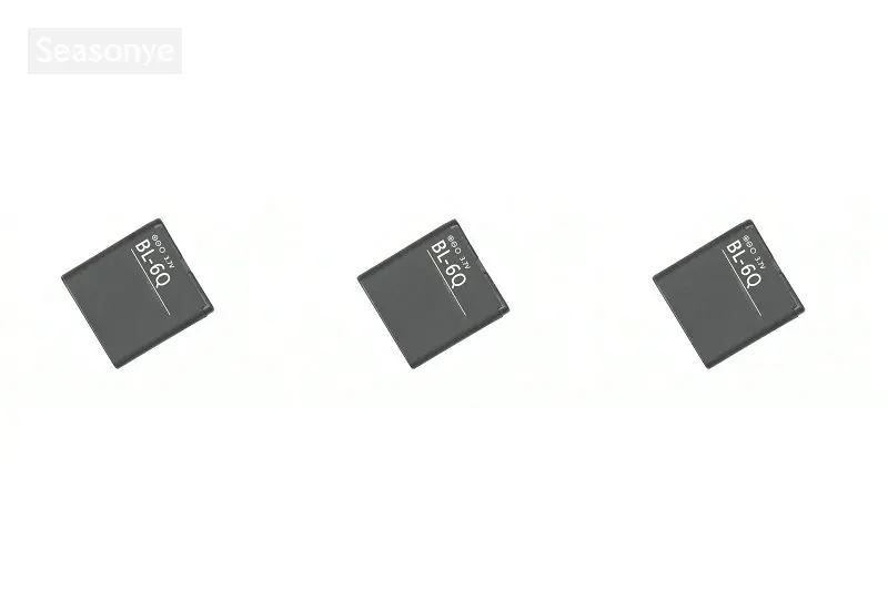 Seasonye 3x1080mAh/3.6Wh BL 6Q / BL6Q 3.7VDC сменный литий ионный аккумулятор для Nokia 6700 Classic 6700C E51i N82