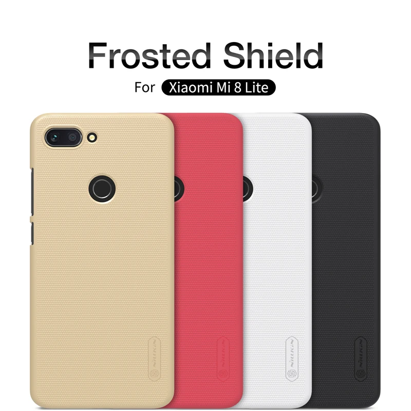 Матовый чехол Nillkin для Xiaomi Mi 8 Lite и 8X PC Жесткий Чехол ультра тонкий мобильного